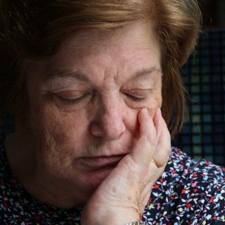 woman tired